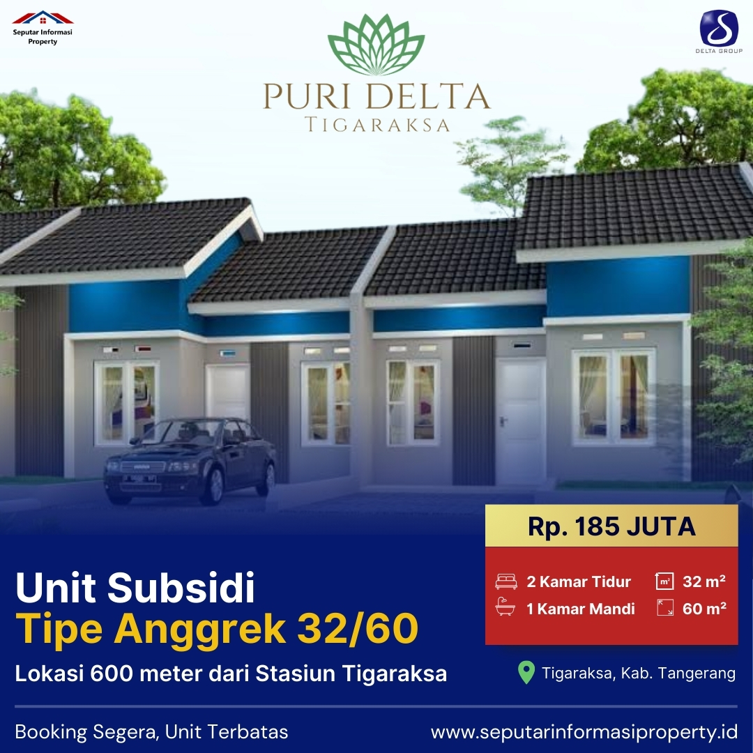Listing Tipe Anggrek Puri Delta Tigaraksa